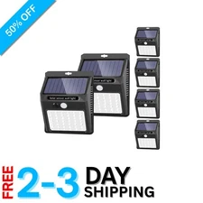 6 Pack Solar Security Lights with 3 Modes & Motion Sensor – Waterproof Design