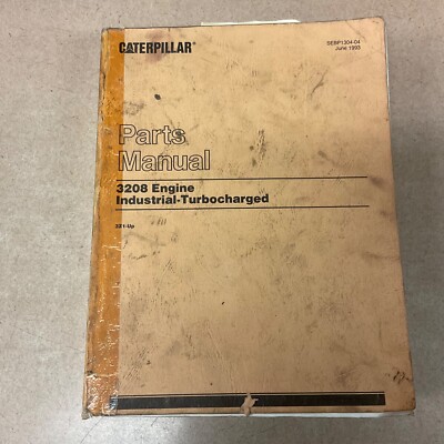 CAT Caterpillar 3208 PARTS MANUAL BOOK CATALOG LIST ENGINE