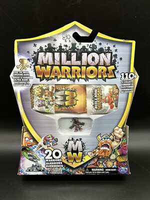 MILLION Warriors 20 Pack Blind Bags Mega & 1 Launcher Series 2 FREE SHIPPING!!!