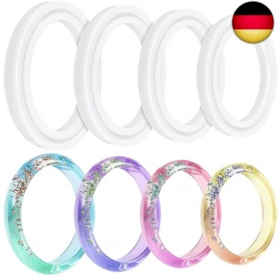 MARKE INHEMING inheming 4 Stück Armreif Silikonform Epoxidharz,Armband Formen Silikon,Armreif