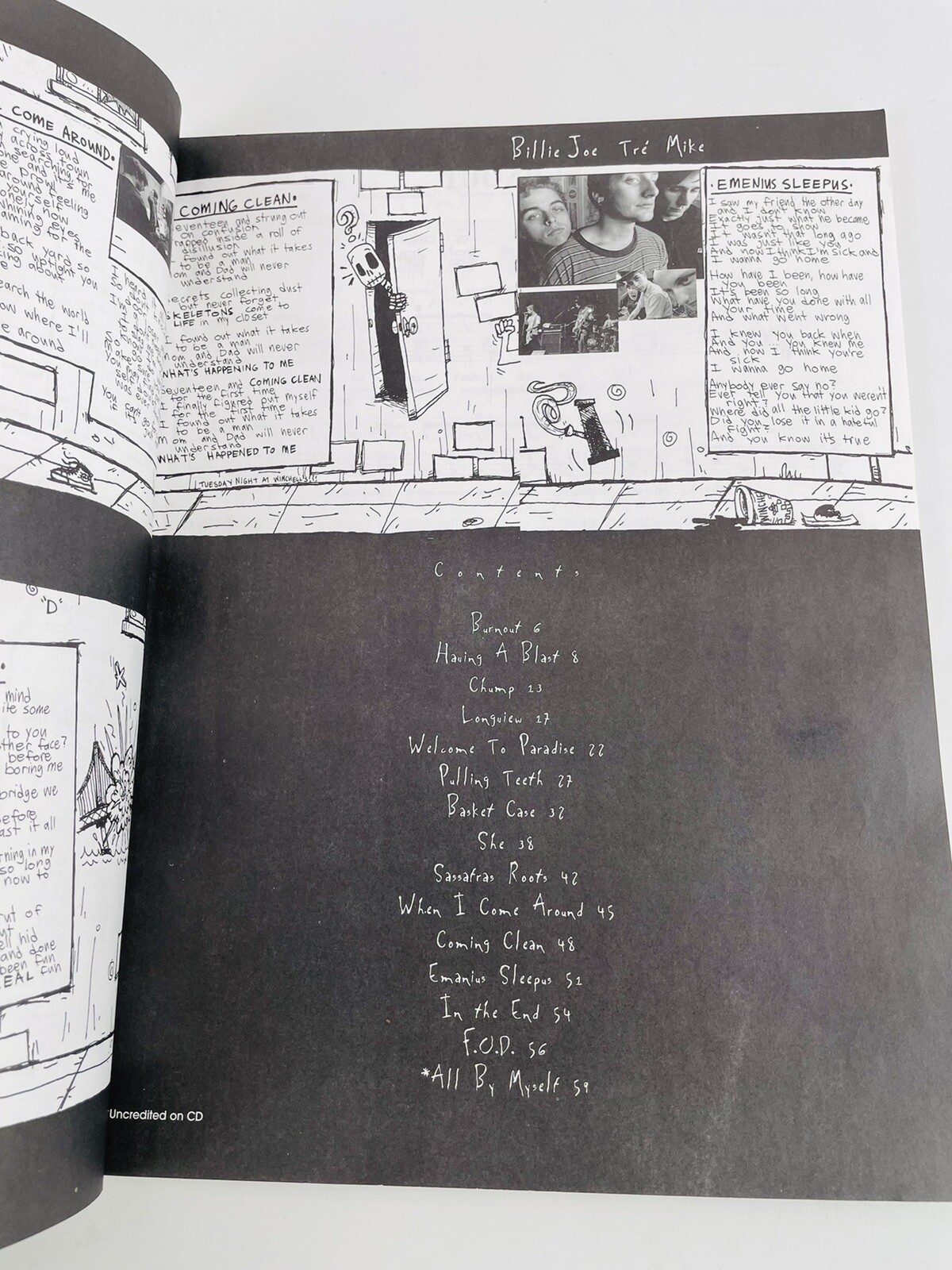 1994 Green Day Dookie Sheet Music Song Book Guitar Tab Edition 90s Punk