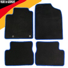 Fußmatten für Toyota Celica T23 (1999-2005) mit Rand blau und Halter Fahrerseite