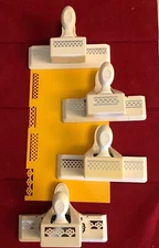 Martha Stewart Edge Punch CHECKERBOARD, VINTAGE FLORAL, HEART LOOPS ARCH LATTICE