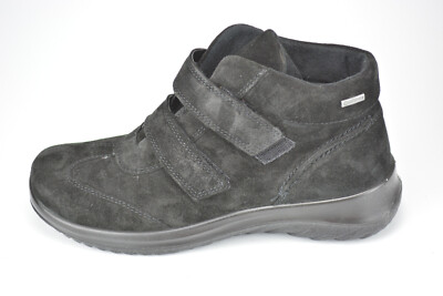 Legero Knöchelschuh mit Klettverschluß Gore Tex schwarz Gr. 4