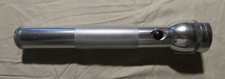 Very Good Used Condition MAG-LITE 3-Cell D Flashlight - Made in USA, Silver
