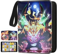 Card Binder for Pokemon Cards Holder Fits 900 Cards w/ 50 Removable Sleeves TCG