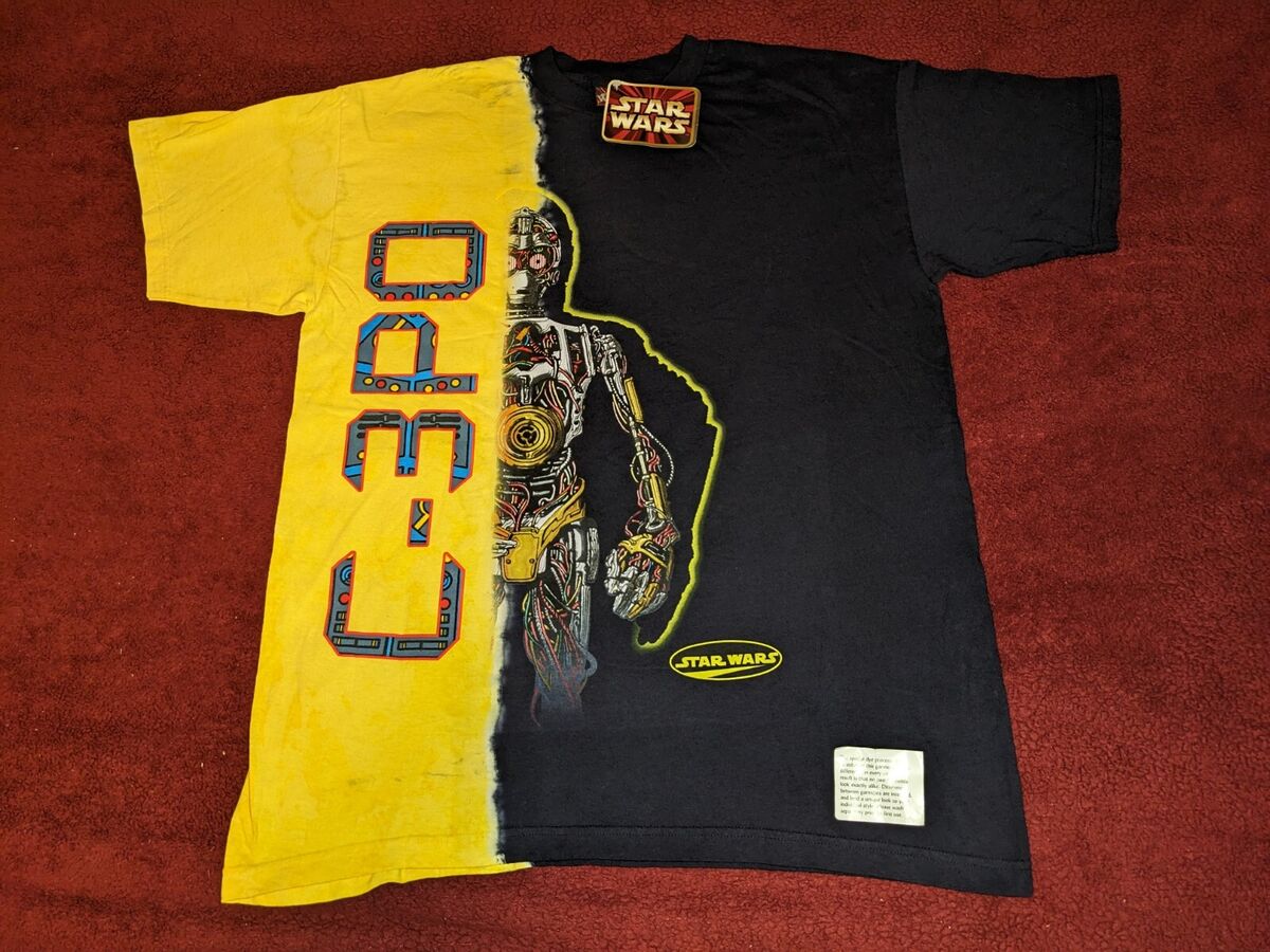 Vintage NWT 90s Star Wars Episode I C-3PO Tee Rare Deadstock Fits like XL