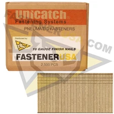 2" 16 Gauge Straight Finish Nails 2 Inch 16 ga (2,500 ct)