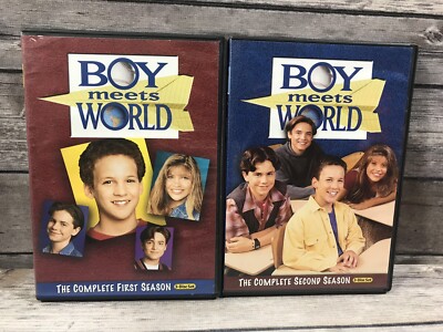 BOY MEETS WORLD Complete 1st and 2nd Season 1 2 DVD Lot Bundle TV