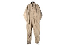 NATO Coverall men's L fly jumpsuit beige streetwear suit US army crewman pilot