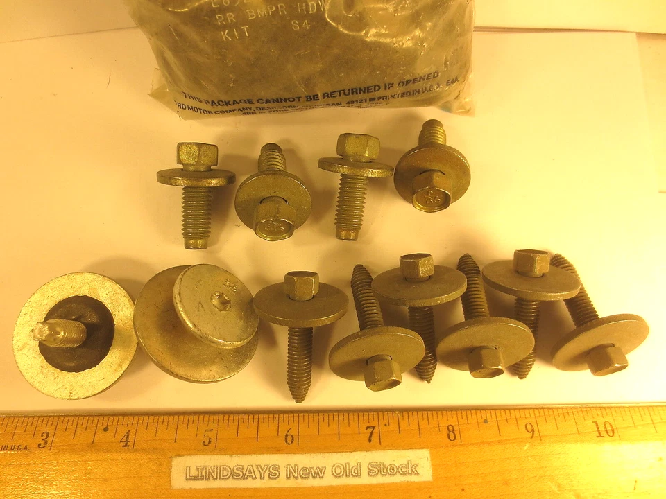 2 KITS FORD 1988/UP TEMPO MERCURY TOPAZ ISOLATOR MOUNTING TO BACK PANEL & BUMPER - Image 3 of 4