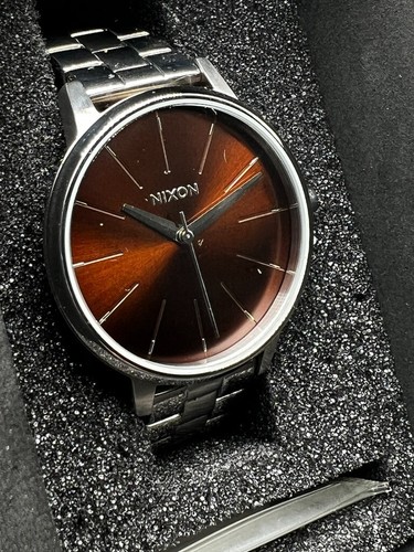 Nixon Kensington Watch A099 400 Brown Face Stainless Watch and Band