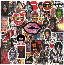 100pcs Rock N Roll STICKER, Music Metal Rock Heavy metal Punk Stickers 113155
