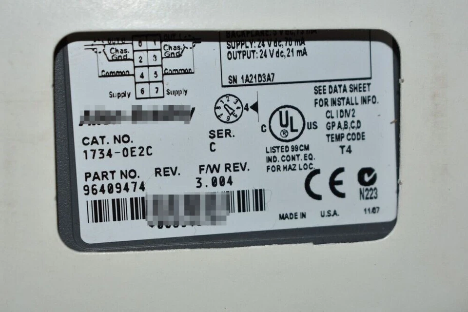 Sealed for 1734-OE2C SER CPOINT I/O 2 Points Analog Output Module 1734OE2C 1PCS - Image 2 of 3