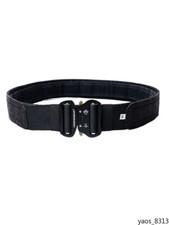 Molle Tactics Waist Belt Waistband Laser Cutting Multi Functional Alloy Buckle