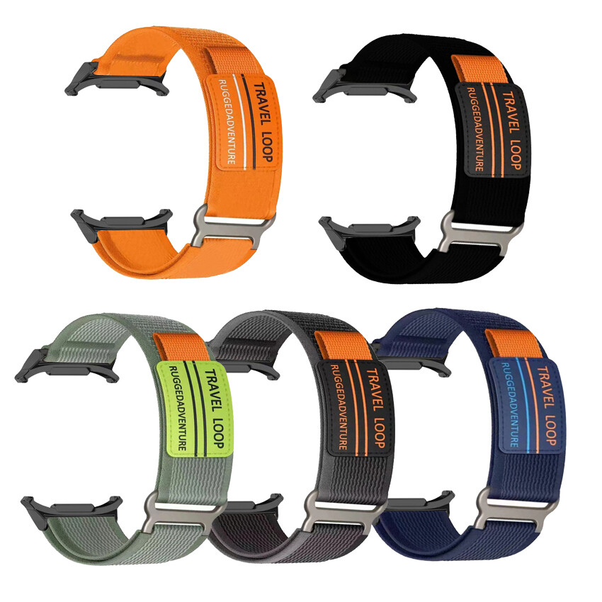 Strap Travel Loop Band Soft Bracelet For Samsung Galaxy Watch 7 Ultra 47mm Nylon