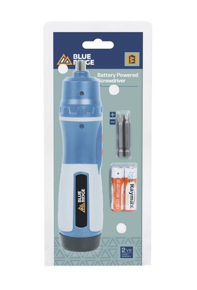 Blue Ridge Battery Power Screwdriver NEW