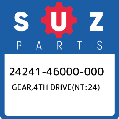 24241-46000-000 Suzuki Gear,4th drive(nt:24) 2424146000000, New Genuine ...