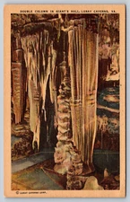 Postcard Giants Hall Luray Caverns Virginia