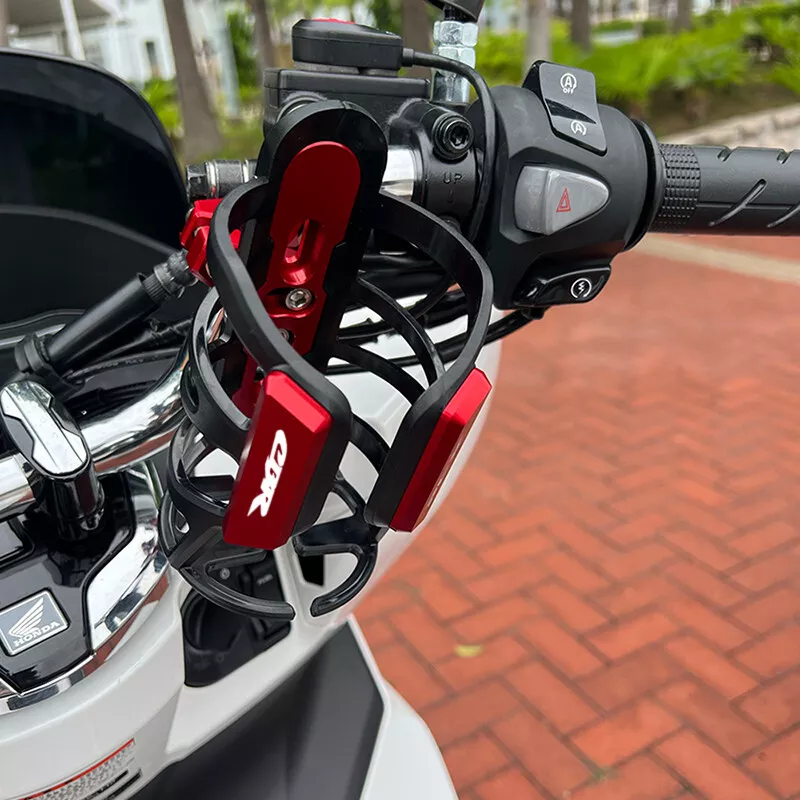 For Honda Rebel CMX 500 300 CNC Motorbike Beverage Water Bottle Drink Cup Holder - Image 3 of 4