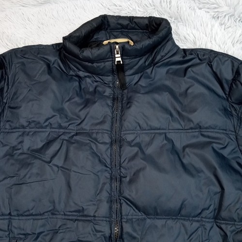 Steve & Barry's Jacket Mens L Blue Double Down Insulated Zip Up Pockets Warm - Picture 5 of 16