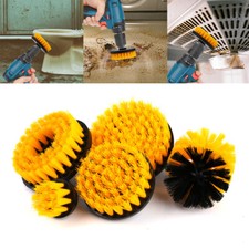 Electric Drill Cleaning Brush 5 Pcs Brush Heads For Tile Car Carpet Cleaning