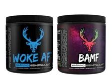 DAS Labs Bucked Up BAMF / WOKE AF Pre-Workout 30 Servings - PICK FLAVOR
