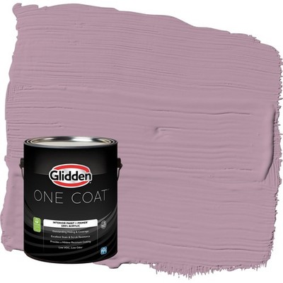 One Coat Ashberry / Purple Eggshell Interior Paint W/ Primer 1 Gallon