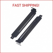 uxcell PCI Slot Covers with Screws for PC Case Dustproof Black 10pcs