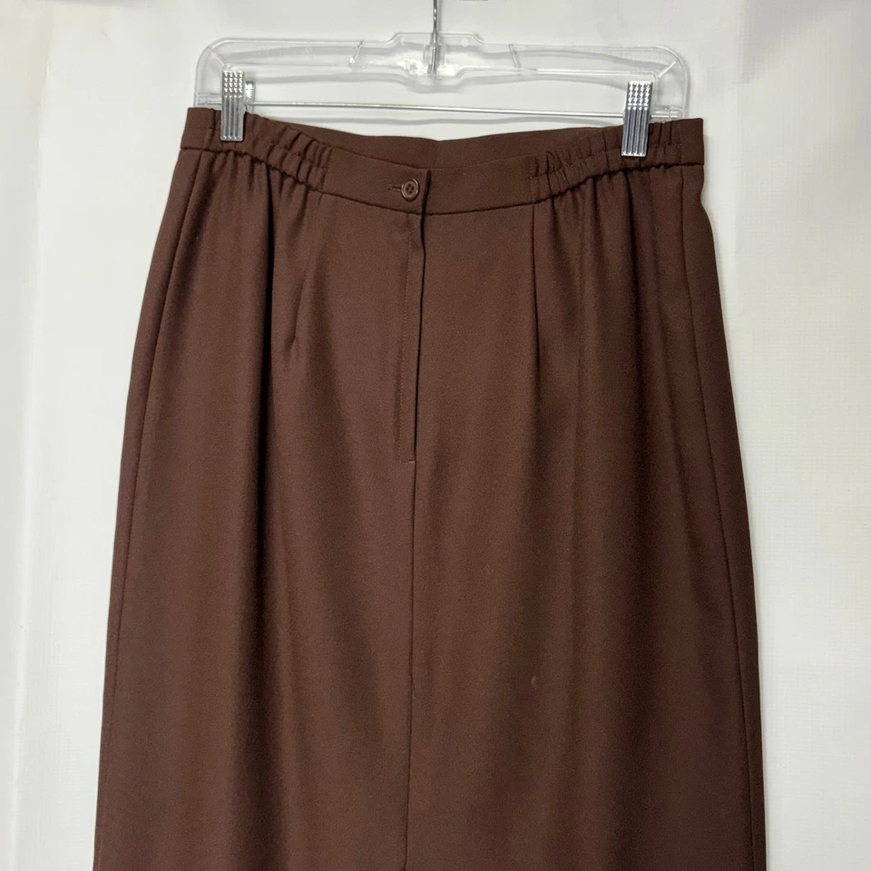 Falda lápiz vintage Kim Rogers para mujer 12 marrón carrera trabajo oficina profesional Foto 3 de 4