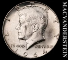 1964 Silver Kennedy Half Dollar - Choice Gem Brilliant Uncirculated  #K4567