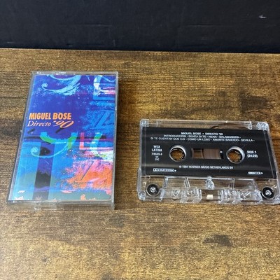 Miguel Bose Directo  90 (Cassette Tape, 1991) Warner Music Spain WEA Latina