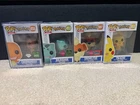 Funko Pop Pokemon Lot -  4 Total - Near Mint Condition with Exclusives