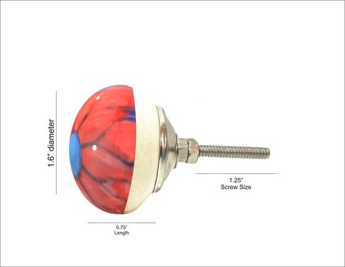 Eleet Assorted Ceramic Cabinet Knobs - Vintage Cupboard Multicolor | eBay