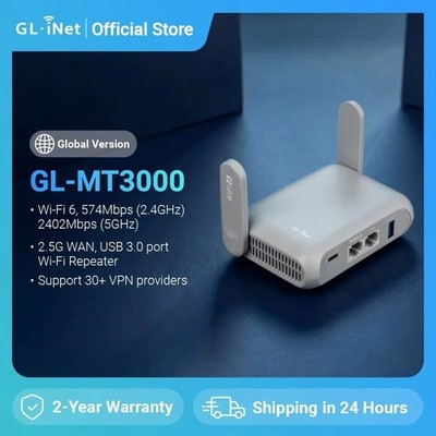 GL-MT3000 (Beryl AX)   Wi-Fi 6 Wireless Travel Gigabit Router | Verbindung mit WLAN