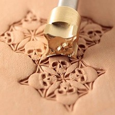 Skull Leather Stamp Tool Stamps Stamping Carving Punches Tools Craft Leathercraf
