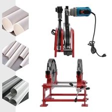 Pipe Fusion Welder 2 Clamps Manual HDPE PP PE Pipe Butt Welding Machine 90-250mm