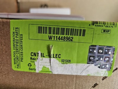 OEM Whirlpool W11448962 Range Control Board