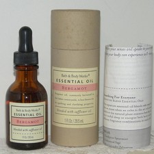 Bath  Body Works BERGAMOT ESSENTIAL OIL Plants in Harmony 1 oz NEW RARE 