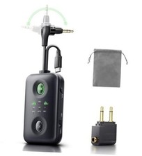 Bluetooth 5.4 Transmitter Receiver, Upgraded 180  Rotatable 3.5mm 3 in 1