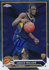 2024 Topps Chrome Rookie #151 Jarace Walker Signed Card Indiana Pacers. rookie card picture