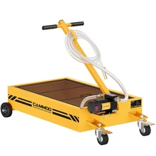 15 Gal Electric Oil Drain Pan 110V High-Flow Pump 9.8 FT Hose 200 W Motor