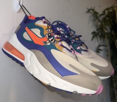 Nike Air Max 270 React Men's Athletic Sneakers Size Us 10 Multi Color Shoes