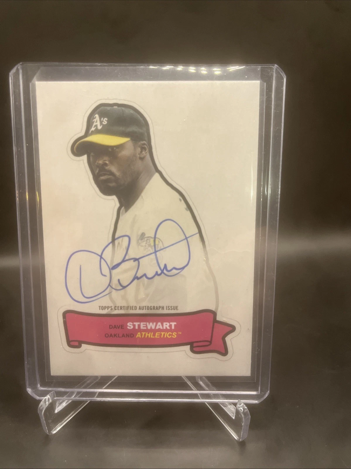 Dave Stewart trading card