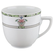 Kaffeetasse Burg Lindau Floral Grün