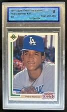 1991 Upper Deck Final Edition Pedro Martinez Rookie RC #2F Dodgers CTA 8