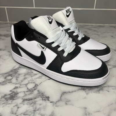 Nike Ebernon Low PREM [AQ1774-102] Men Casual Shoes Black/White 7.5