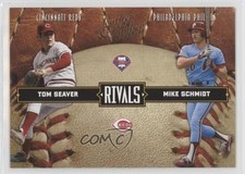 2004 Donruss Leather & Lumber Rivals 1647/2499 Tom Seaver Mike Schmidt HOF 5w0