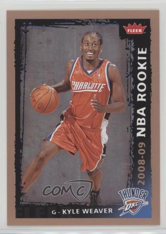 2008-09 Fleer 2008-09 NBA Rookie Kyle Weaver #232 Rookie RC 0b7