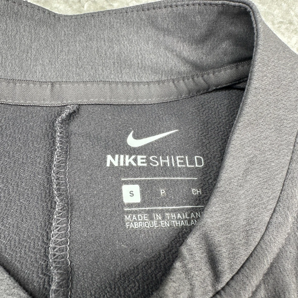 Nike Shield Half Zip Golf Jacket Mens Small Gray Swoosh 892211 Wind Lightweight - Image 3 of 4